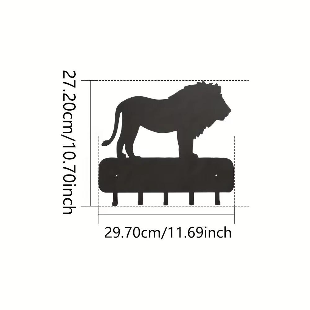 Modern Metal Wall-Mounted Key Hooks - Wall Holder for Hallway, Entrance, Bathroom & Closet