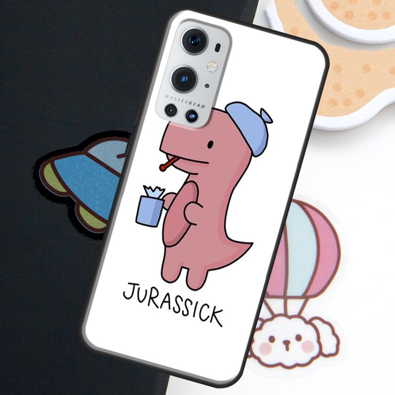 Fun Dinosaur Pattern Dino For Realme GT6 GT7 Pro 14 10 11 12 13 15 Pro Plus C55 C71 C75 C65 C63 C61 C53 C67 C35 Case