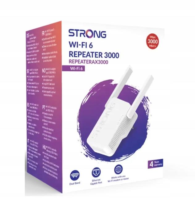 Wi-Fi 6 Strong Repeater AX3000 3000Mbps Dual Band WPA3 AP