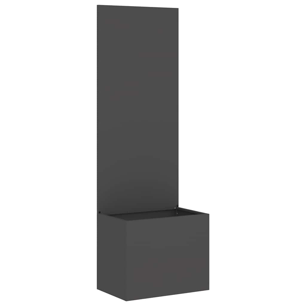 Garden Privacy Screen Canvas Black 50 x 150 cm