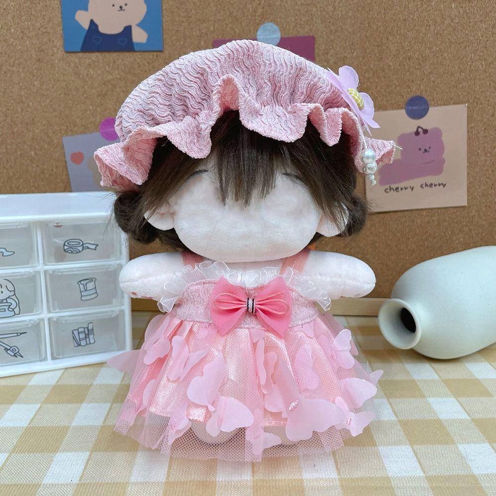 Аксессуары Кепка Платье Костюм Многоцветная повязка для волос Подтяжка Подарочная кукла Одежда Хлопковая мягкая кукла