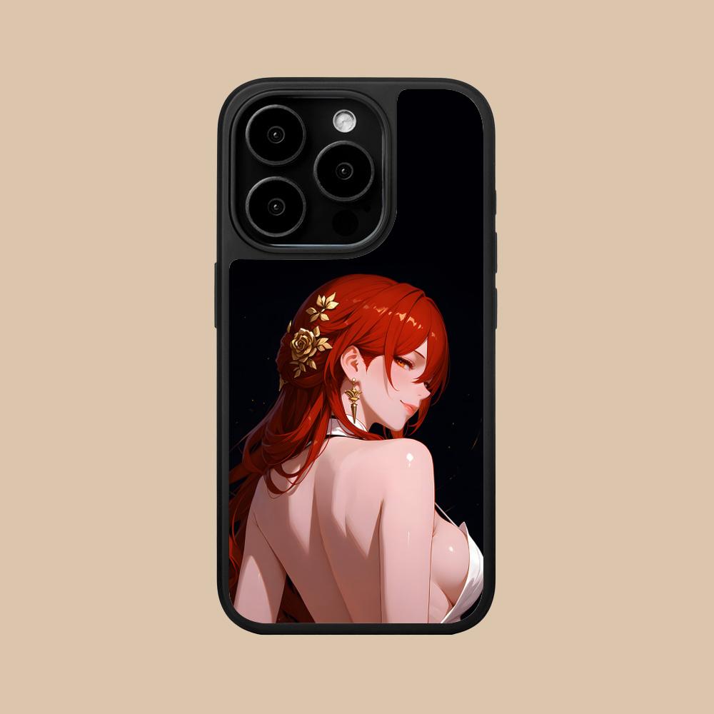 HSR Himeko Матовая поверхность Чехол для мобильного телефона для iPhone 17 16 15 14 13 12 11 Air Pro Max Plus Цветная крышка