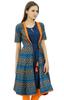 2 Pcs Short Designer Flaired Cotton Kurta Clothing Cotton Kurti Dress