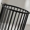 Office Supplies Storage Organizer Pen Holder/Storage Basket, Hollow Grid Iron Tube, Minimalist Metal Wire Basket Durable Pencil for Stationery