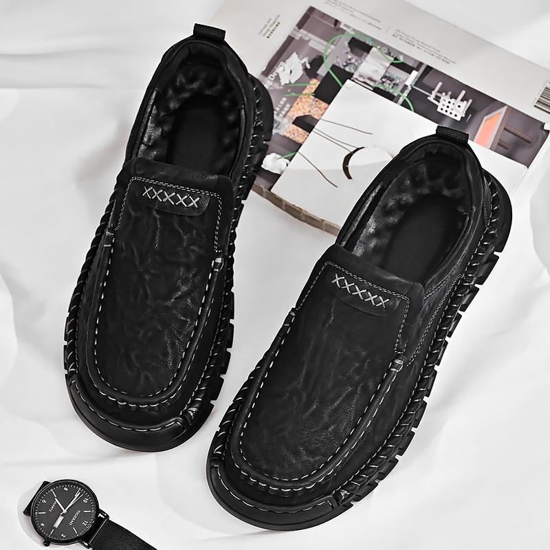 Men's High-quality Leather Shoes Business Casual Four Seasons Leather Shoes Men's Soft Leather Shoes