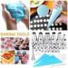 38 Piece Set Of Stainless Steel Baking Tools With Decorative Nozzles