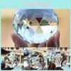 Cut Clear Crystal Sphere 50mm Faceted Gazing Ball Prisms Suncatcher Decor Home