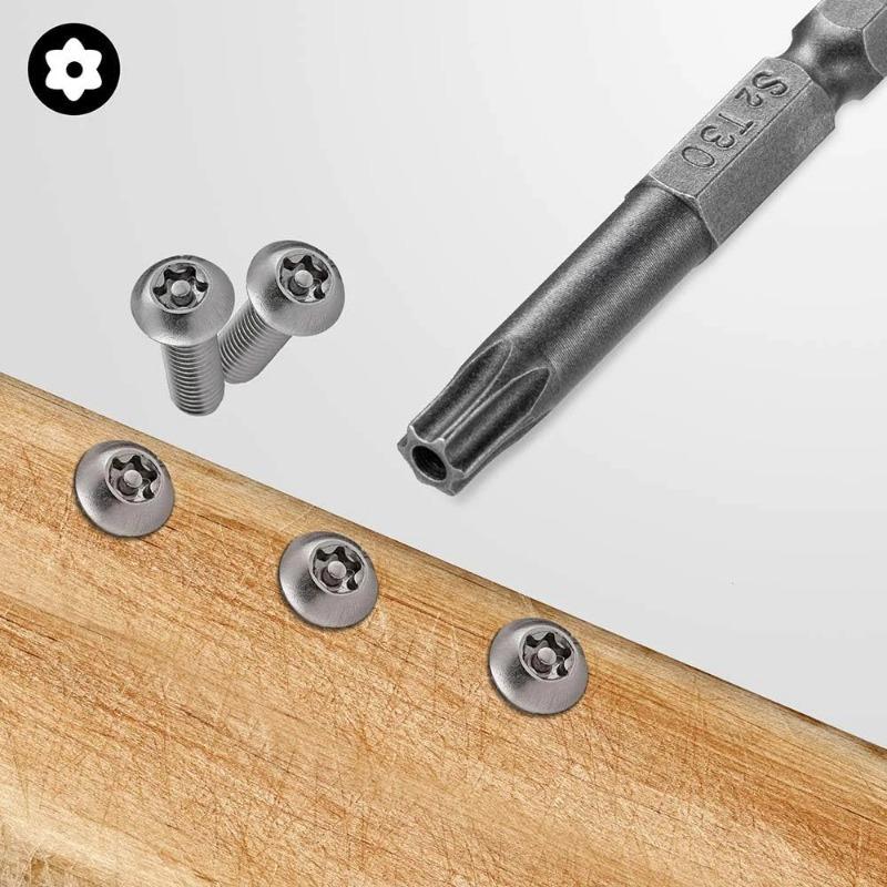 Набор из 11 шт. Защитные биты Torx S2 Сталь Магнитный защитный набор отверток 50/100 мм Набор звездообразных отверток для пылесоса Shark T6-T40
