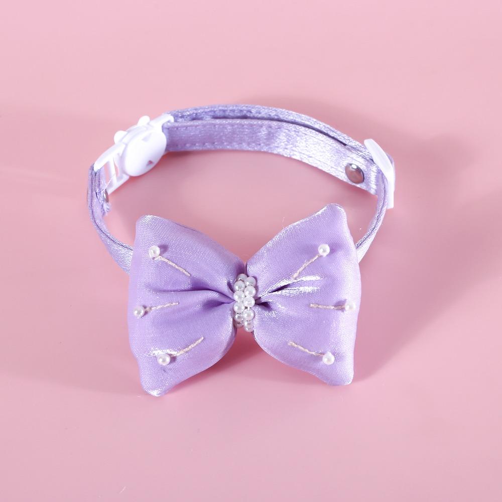 Bowknot Pet Collar Heart Pendant Cats Bow Tie Creative Cat Collars Pets Accessories