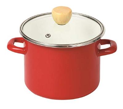 Pearl Metal HB-5069 Кастрюля, Эмаль, Глубокий тип, 5.