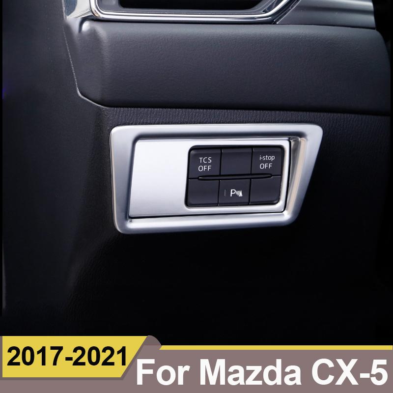 Для MAZDA CX-5 CX5 CX 5 2017 2018 автомобильные фары переключатель регулировки декоративная крышка отделка аксессуары для стайлинга автомобилей