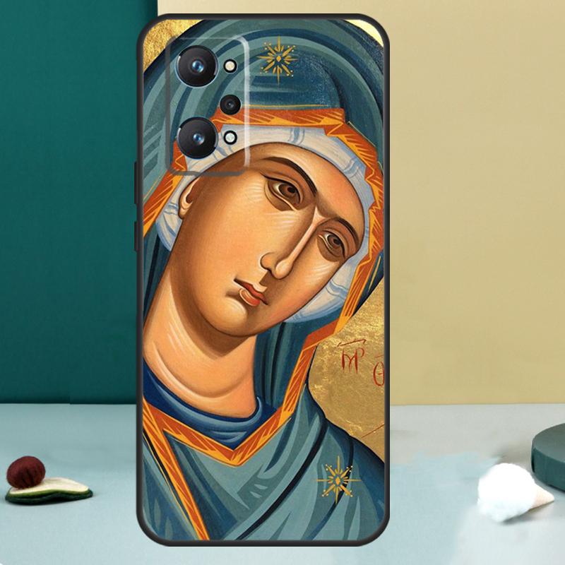 Чехол с Девой Марией для Realme GT 6T 5 6 GT 7 Pro C67 C75 C61 C55 C53 C51 C21Y C25S 10 11 12 13 14 Pro Plus