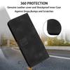 Для iPhone Air Case Чехол-кошелек из кожи однотонный Защитная крышка для телефона