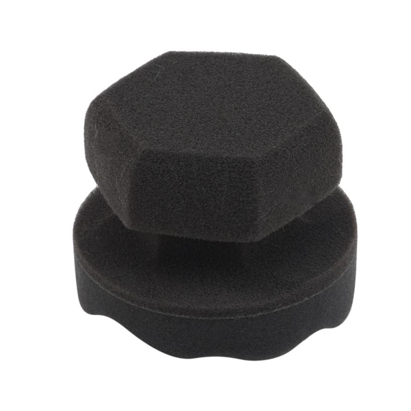 Авто Детейлинг Подушечка для покраски шин Аппликатор для воска Губки Черный 1 шт.