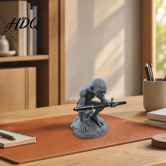 3D-печатница для ручек Держатель Голлума Эксклюзивный для фанатов Коллекционный Креативное настольное украшение Декоративный