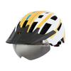 Mountain Bike Helmet With Magnetic Goggle Visor Peak Men Women Adult Cycling Safety Gear