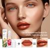 6 мл Real Flower Roller Lip Oil, питательный и увлажняющий цветочный бальзам для губ, глубокий уход за губами
