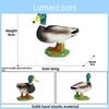 Realistic Model Duck Plastic Waterfowl Figurines Toy For Kids Play And Learning