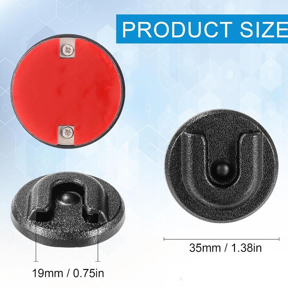 Universal Radio Mic Holder Round Knob Microphone Stands Drill Free Walkie Talkie Holder