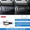 Для Mitsubishi Lancer Evolution EVO X 2008-2015 Центральный Полный Комплект Чехол для Костюма Наклейка из Настоящего Углеродного Волокна Аксессуары для Интерьера Автомобиля
