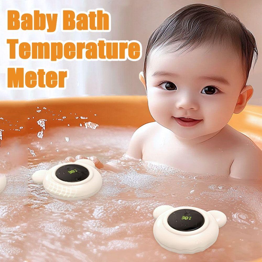 Детский термометр для воды в форме медвежонка Беспроводной измеритель температуры для купания ребенка Аксессуары для бассейна