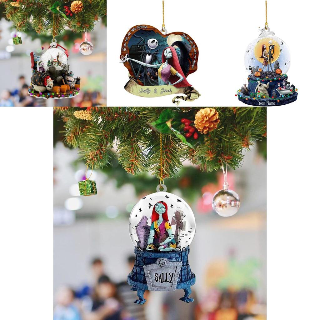 Кошмар перед Рождеством Джек Салли Рождественская елка Акриловая подвеска украшение