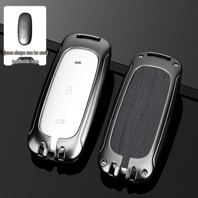Чехол для ключа L9/L8/L7MAX: Премиальный металлический корпус, защита на одну пряжку для мужских ключей от машины