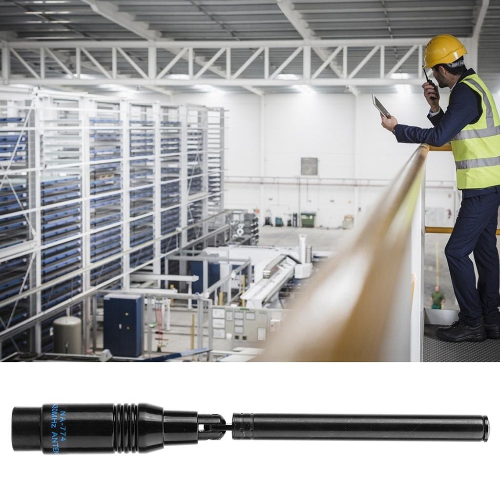 Телескопическая двухдиапазонная антенна VHF UHF SMA Male для радиостанций Kenwood Baofeng UV5X UV6R