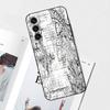Готический Кибер-Сигил Крест Чехол для Телефона Для Samsung S25,S24,S21,S22,S23,S30,Ultra,S20,Plus,Fe,Lite,Note,10 Черный Мягкий Чехол