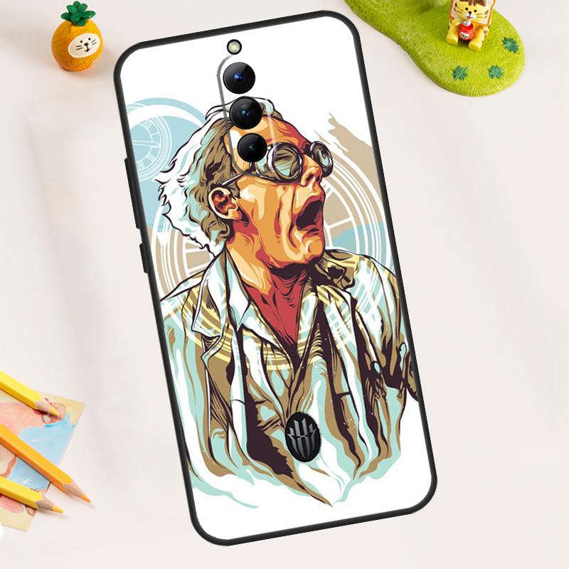 Back to the Future Car Case For ZTE Nubia RedMagic 11 Pro Plus 10 9 8 8S 9S 10S Pro 5G 5S 6 7 6S 7S Pro 11 Air Cover