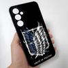 Чехол для телефона Атака Титанов Для Samsung S26 Ultra S25 Edge Ultra S23 S22 S21 S20 Ultra Plus S24 Fe Стеклянная Крышка
