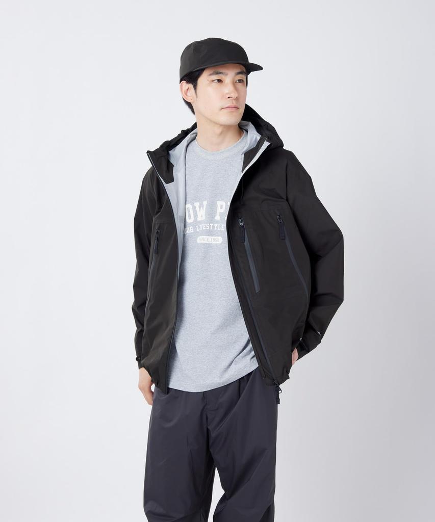 Дождевик Дождевик Дождевик ЧЕРНЫЙ M [Snow Peak] GORE-TEX JK-26SU014 Мужской Женский