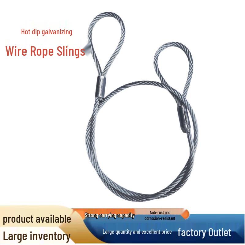 Hot-Dip Galvanized Stainless Steel Wire Rope Sling