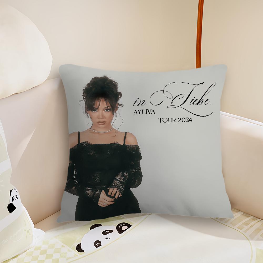 Singer Aylivas in liebe cushion cover Pillow Case Plush Fabric Soft Double Sided Print Sofa Cushion Cover Throw Pillow Covers