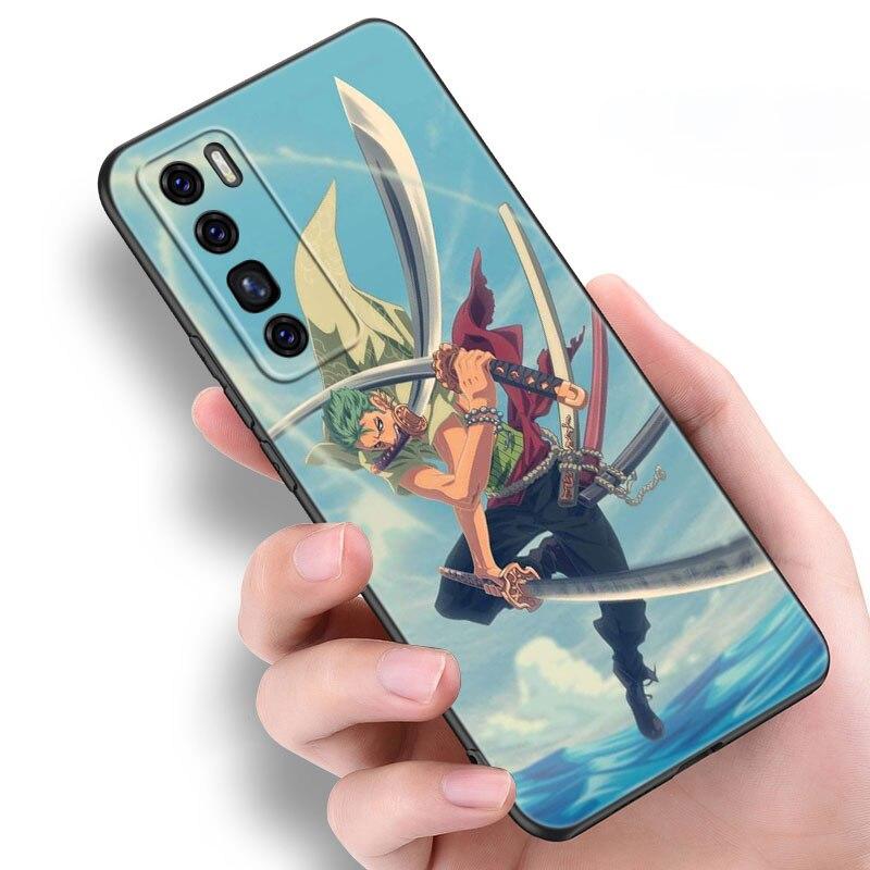 Чехол с изображением аниме Ророноа Зоро для Huawei NOVA 8 9 Pro 8i 7i 7SE Y60 5T Mate 40 30 20 10 Lite Honor 50 30 Premium Pro Plus 30 S
