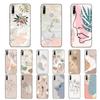Art Line Face Women Phone Case For Huawei Y9 6 7 5 Prime Enjoy 7s 7 8 Plus 7a 9e 9plus 8E Lite Psmart Shell