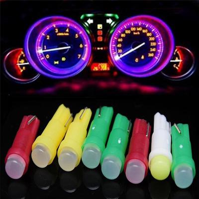 10 шт. Автомобильная светодиодная лампа T5 1 SMD Автомобильная COB светодиодная лампа приборной панели Индикаторная лампа KTY