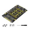 Новая версия 2 в 1 M.2(NGFF) NVME PCIE SSD к SFF-8639 M.2( NGFF) Адаптер SSD к SATA2.0