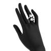 Fashion Irregular Circle Metal Ring Ins Personality Senior Sense Zinc Alloy Snake Hand Ring Ring Daily Commuting Glossy Light Luxury Women's Ring