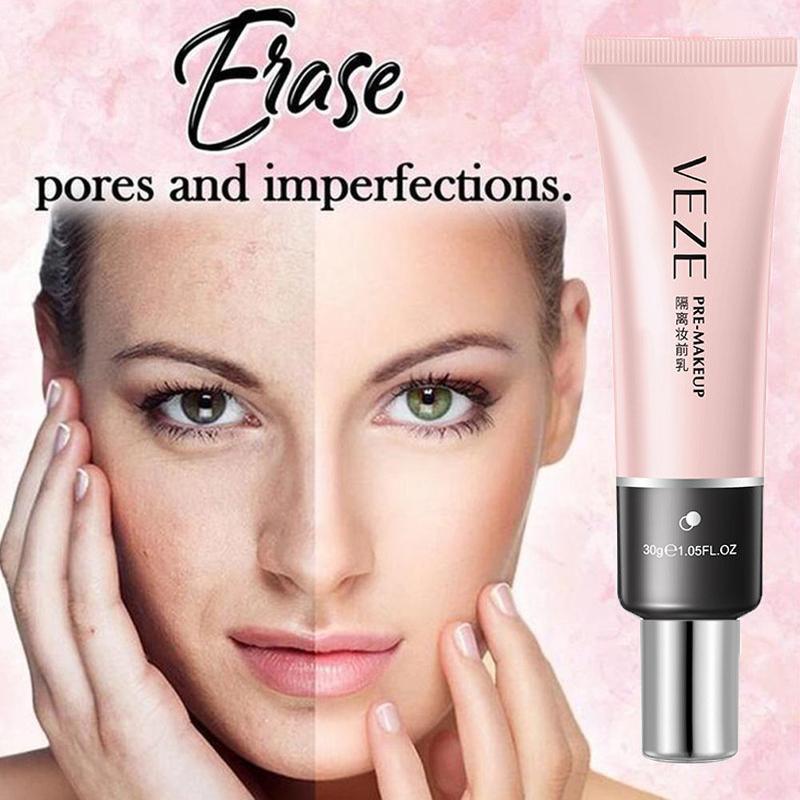 30 мл Праймер для макияжа, сужающий поры, основа для гладкого лица, осветляющий макияж кожи, невидимый консилер для пор