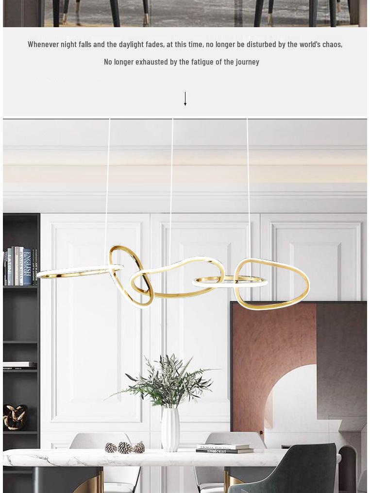 Постмодернистский минималистичный дизайнерский подвесной светильник для бара, отеля или виллы