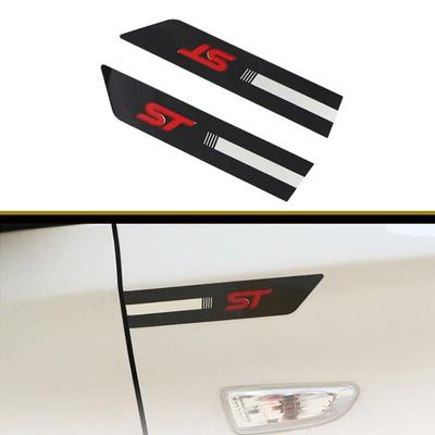Автомобильная наклейка на боковое крыло ST, подходит для Ford Focus 2 3 4 MK2 MK3 Fiesta Mondeo Escape Kuga EcoSport Explorer Edge Fusion, аксессуары