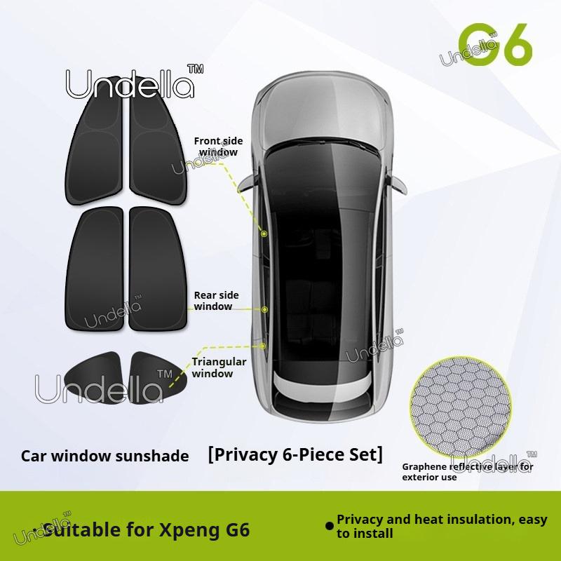 For XPENG G6 2026 2025 2027 Car Window Sunshades UV Protection Heat Insulation Window Shades Blackout Privacy Sun Visor Cover