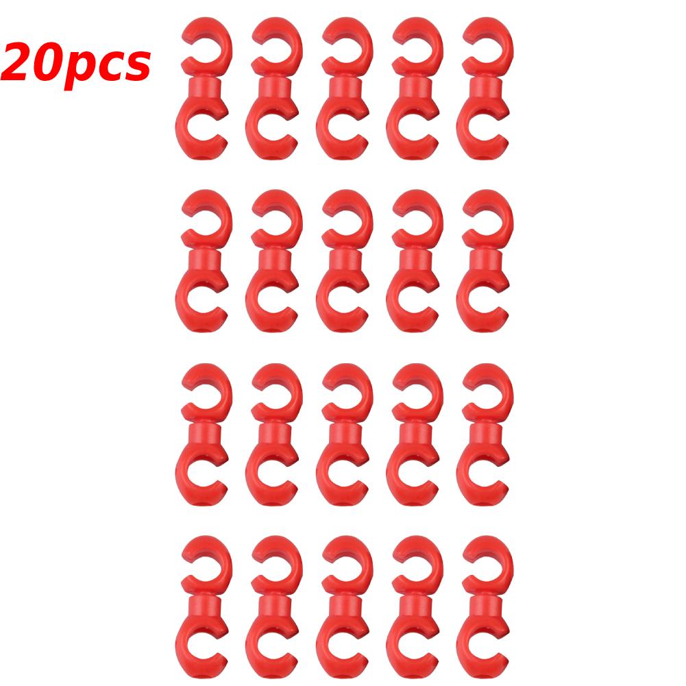 10/20pcs Bicycle MTB Brake Cable S Style Clips Rotating Buckle Hose Guide Bike Cross Line Hook Tidy Clip Ring Clasp Cycling