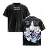 Witch Hat Atelier Anime Tshirt Vintage Washed Y2k Aesthetic Unisex Oversized Short Sleeve Summer Cotton Retro Streetwear Hot