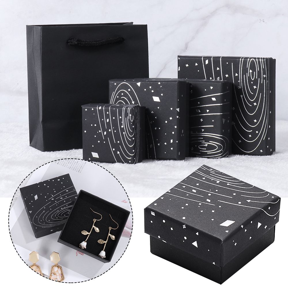 Necklace Hot Silver Earrings Ring Jewelry Packaging Box Gift Box Carton Gift Bag