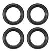 Uxcell Foam Edge Outer Diameter 50mm Black Foam Surround Ring Replacement Speaker Repair DIY Pack of 4