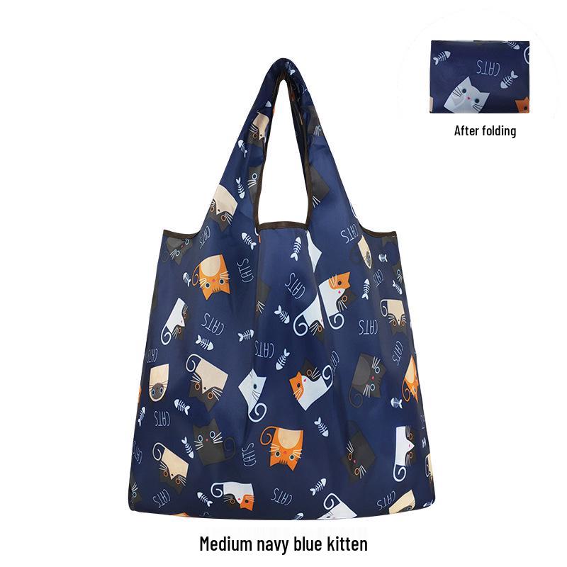 Сумка-тоут Микки: Большая, Складная, Экологичная, Водонепроницаемая Хозяйственная Сумка из Ткани Оксфорд