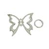 Hollow Out Butterfly Zinc Alloy Keychain Durable Mountaineering Buckle Fashion Bag Pendant for Outdoor Daily Use