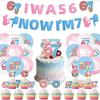 Creative “67” Theme Birthday Party Decorations: Banners, Pennants, Cake Toppers, and Balloon Set